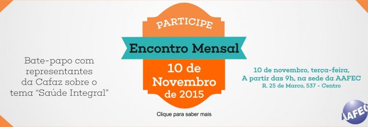 Encontro de Novembro debate sobre saúde integral
