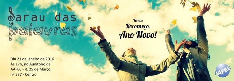 Sarau das Palavras de Ano Novo