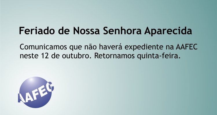 Feriado dia 12 de outubro