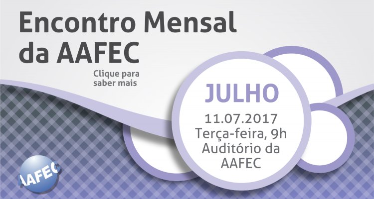 Encontro Mensal de Julho no dia 11/07