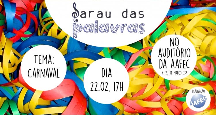 Sarau das Palavras de Fevereiro