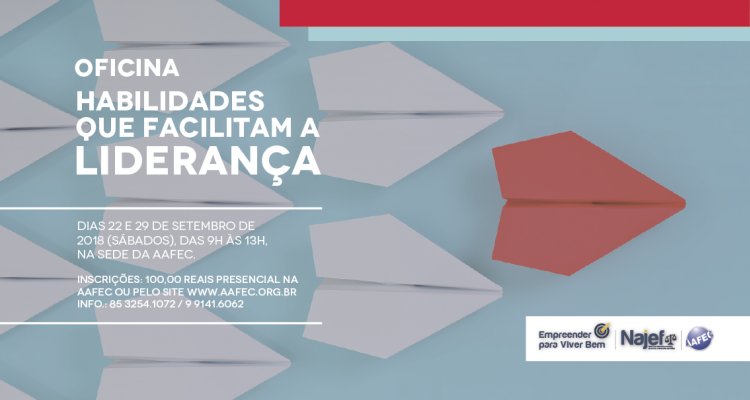 Oficina de liderança- Inscrições abertas!