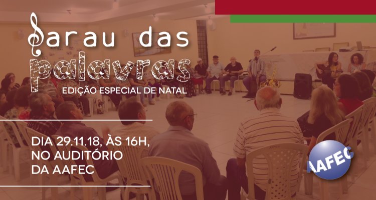 Sarau das Palavras- edição especial de natal