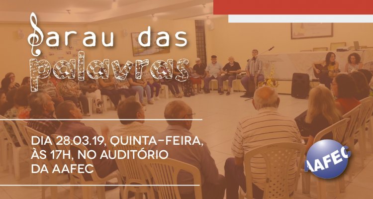 Sarau das Palavras de Março