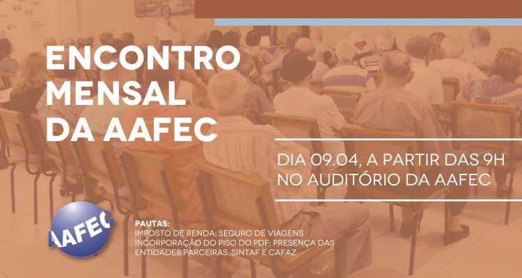 Encontro mensal- Abril