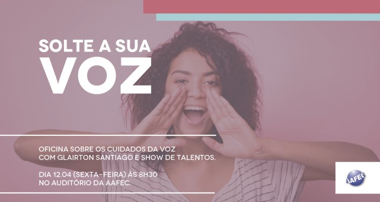 Solte sua voz