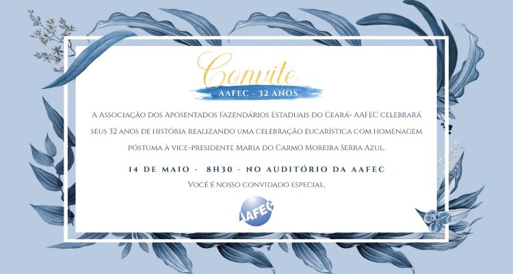 AAFEC celebra 32 anos com celebração e homenagens