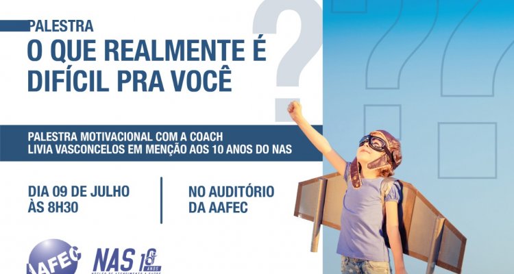 AAFEC realiza palestra motivacional em menção aos 10 anos do NAS