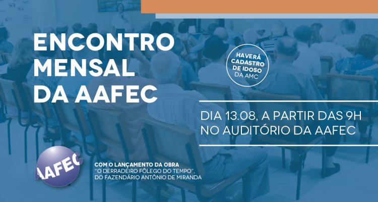 Encontro mensal de agosto