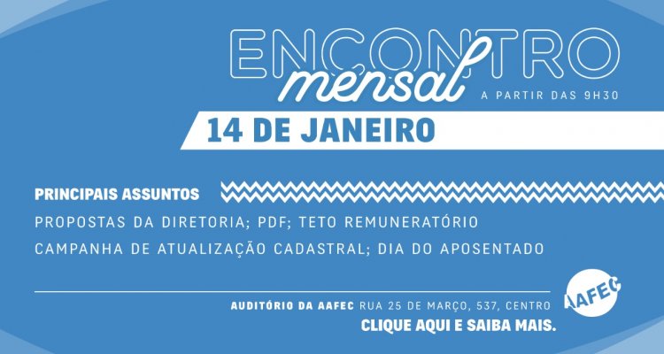 Primeiro encontro mensal de 2020
