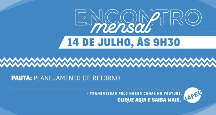Encontro mensal de julho