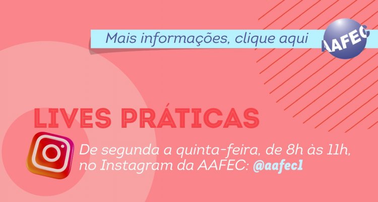 Lives práticas com dicas de exercicios em casa