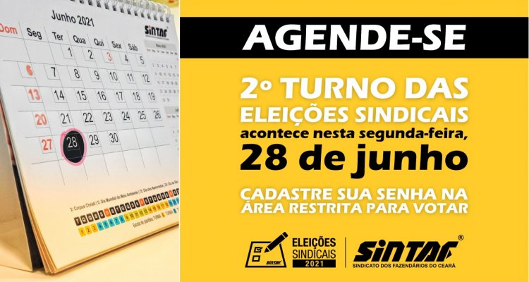 Segundo turno- Eleições SINTAF