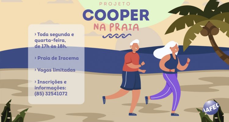 Cooper na praia
