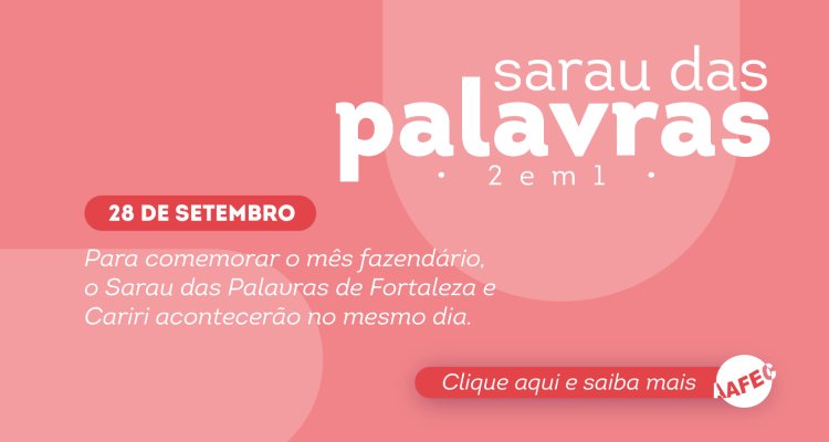 Sarau das Palavras- 2 em 1