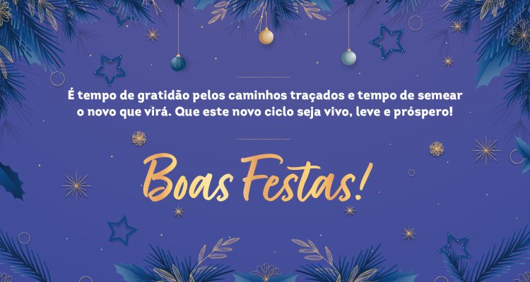 Boas festas!