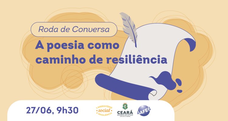 Roda de conversa- A poesia como caminho de resiliência